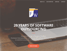 Tablet Screenshot of frontware.com
